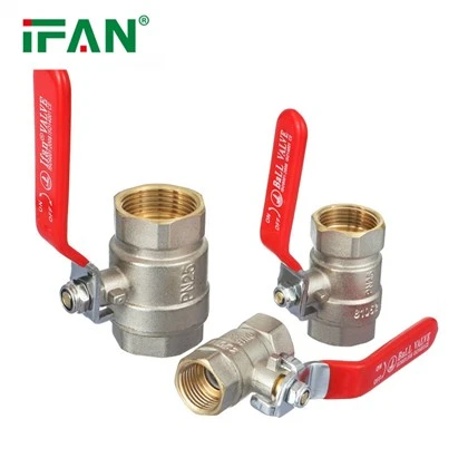 DIN 8077/8078 সহজ ইনস্টলেশন ব্রাস বল ভালভ